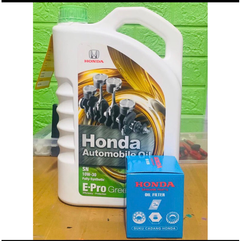 Oli mesin Honda epro green 10W 30 galon / 4Liter