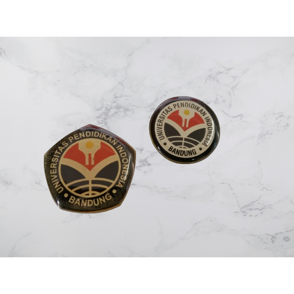 Pin Kuningan Logo UPI