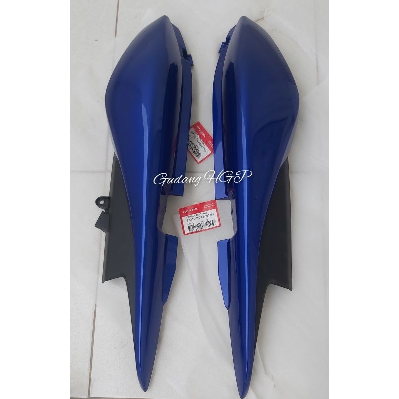 Cowl L & R Set TP Blue Cover Body Set Kiri Kanan Honda Tiger Revo 77210 77220-KCJ-660TNS Ori Honda G