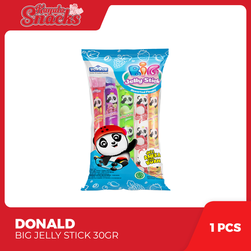 

DONALD Big Jelly Stick 30 gr - 1 Pack x 10 Pcs