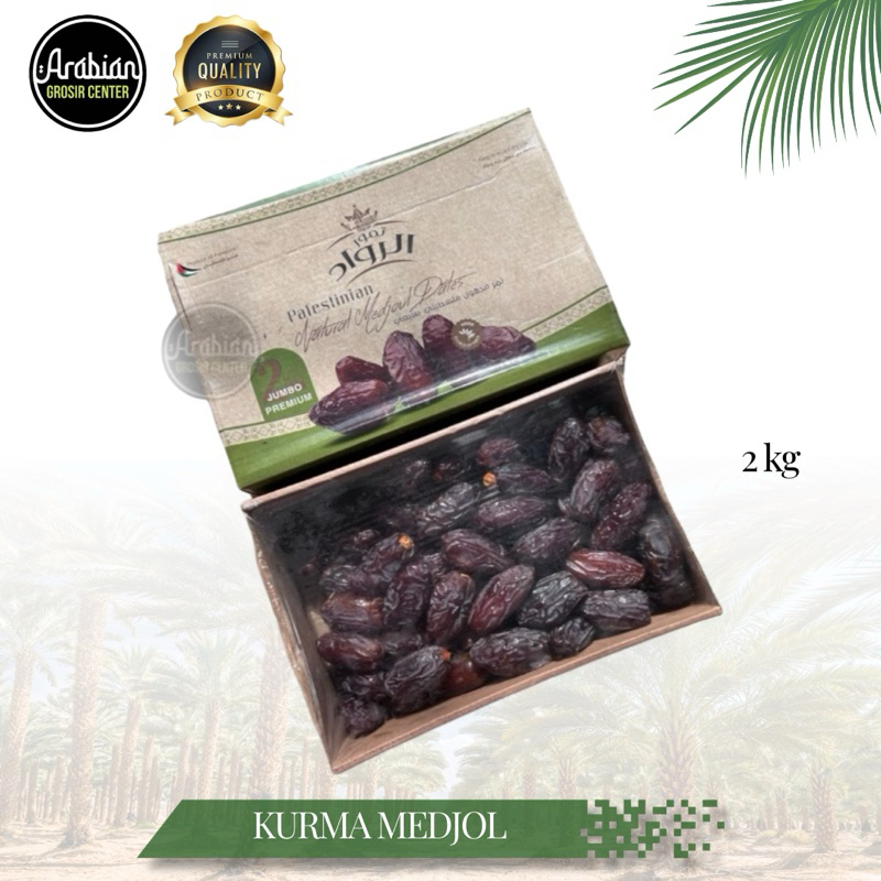 

Kurma Medjool Palestina Jumbo 2kg Al-Rowad | MEDJOL / MEDJOUL 5 kg