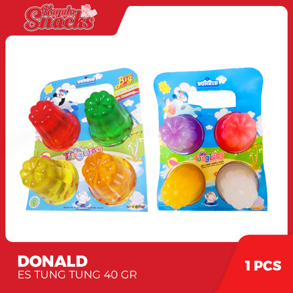 

DONALD Es Tung Tung 40 gr - 1 Layar x 8 Pcs