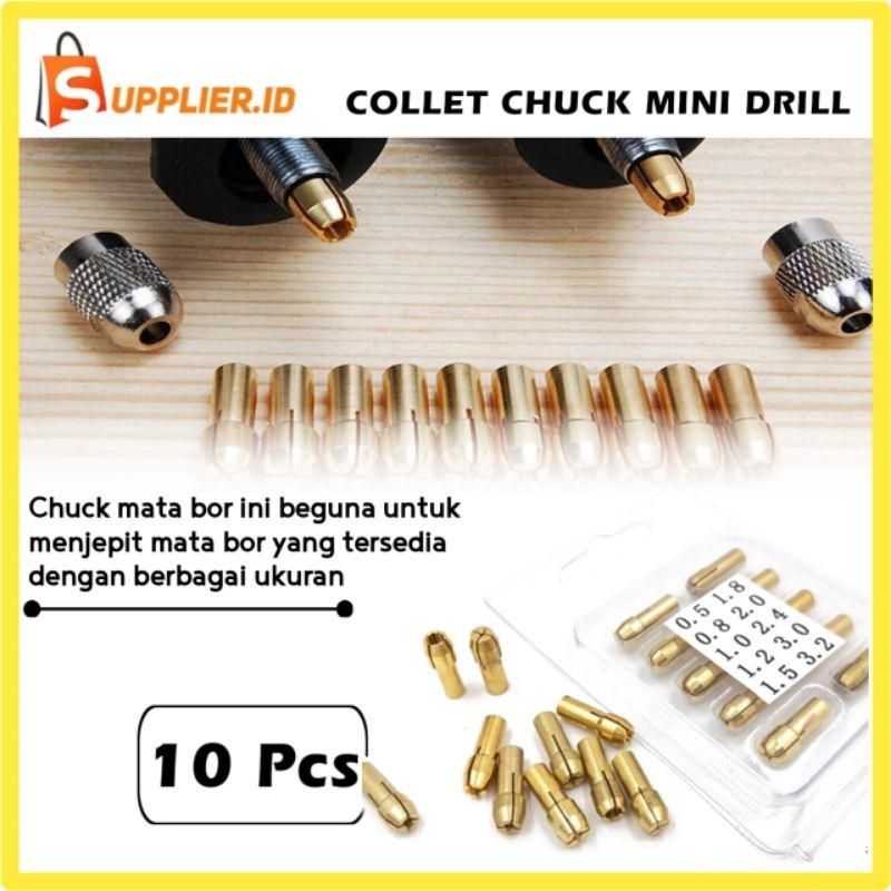 Kepala Mata Bor Chuck Mata Bor Drill Collet Motor DC Bor Mini Grinder