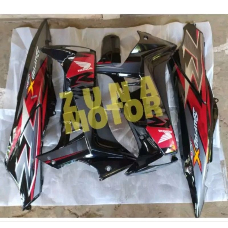 cover body sayap depan belakang supra x 125 betmen 2008 2009 2010 2011 2012 2013 karbu