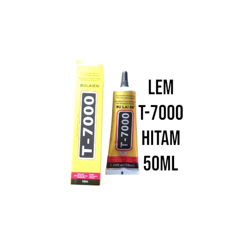 

Lem Tc Lcd Touchscreen Hitam 50 ML Lem T-700 Black Lem Perekat Serbaguna