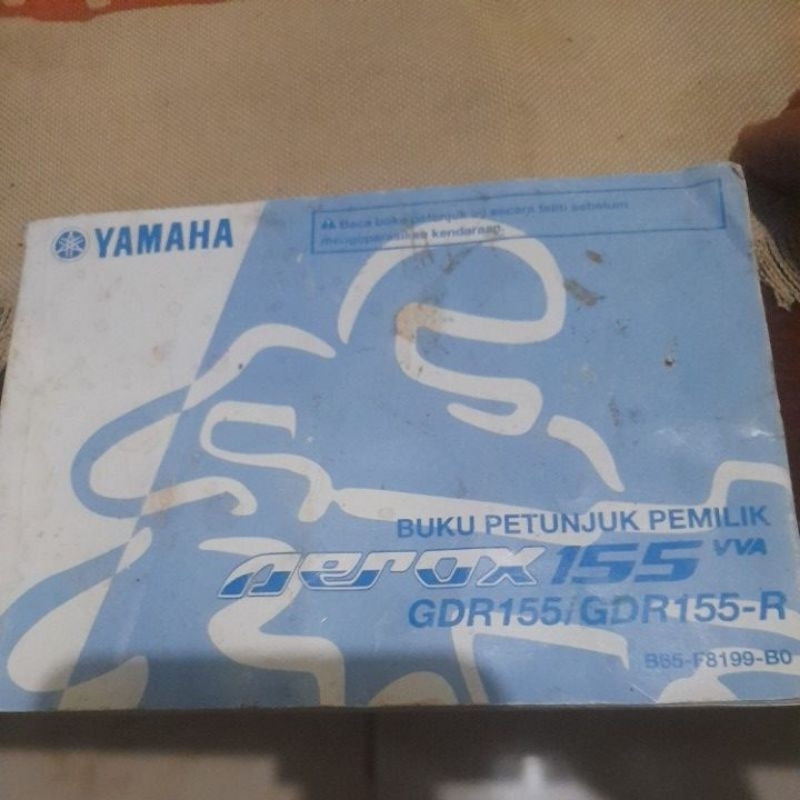 

buku manual petunjuk pemilik yamaha aerox 2017