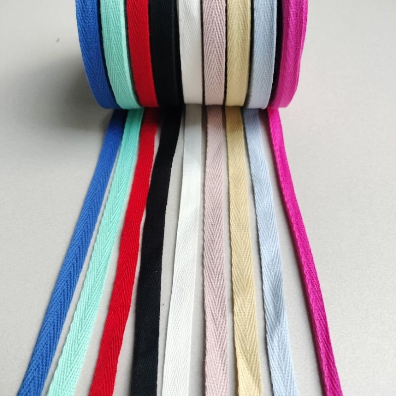 piterban/pita katun lebar 1cm varian warna