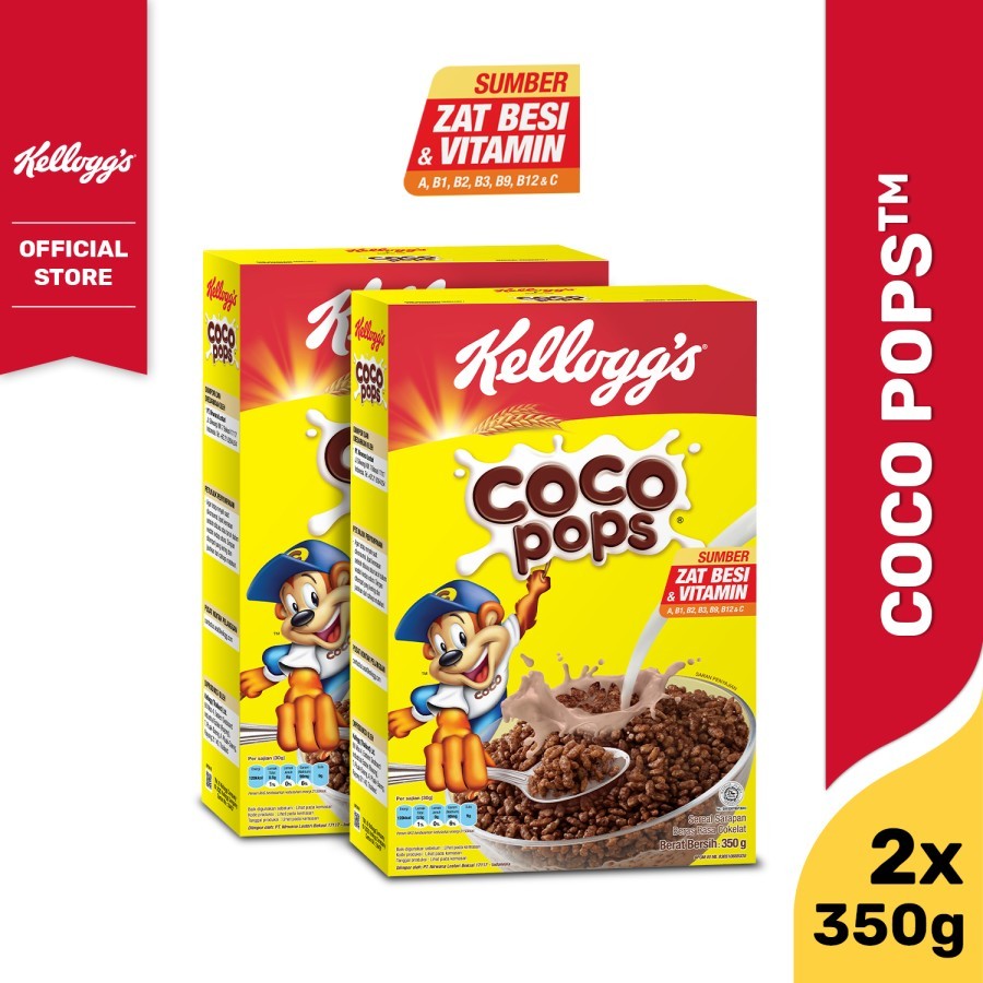 

[SPECIAL BUNDLE] Kelloggs Coco Pops Sereal 2 x 350 gr