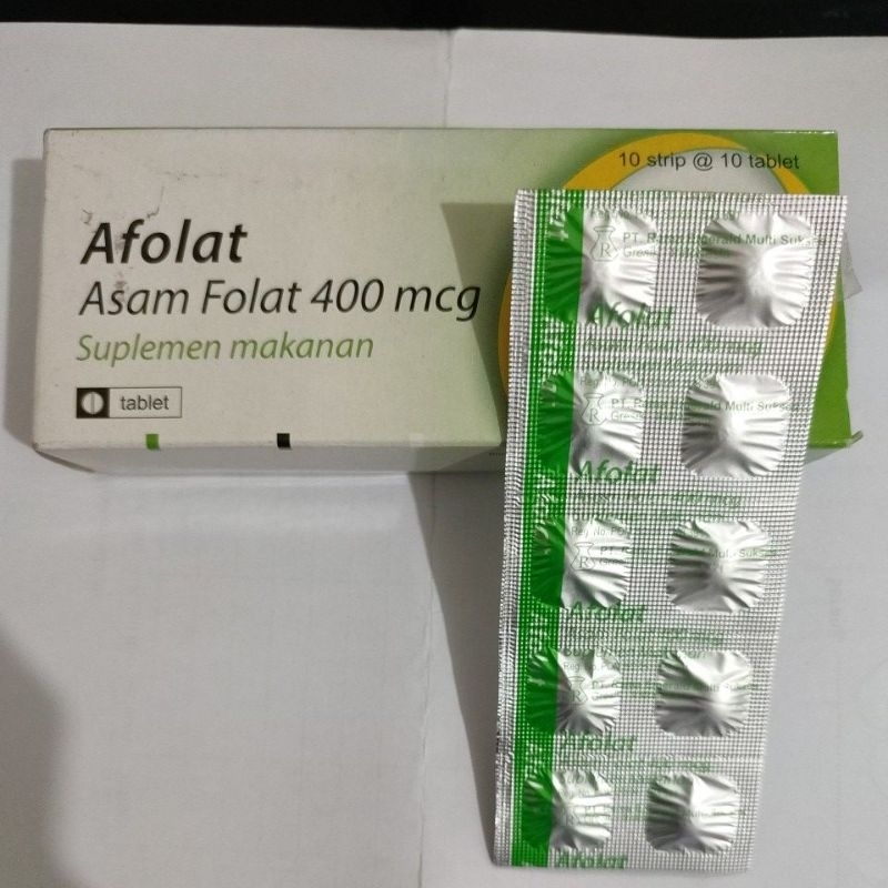 AFOLAT 400mcg  (Asam Folat 400mcg)