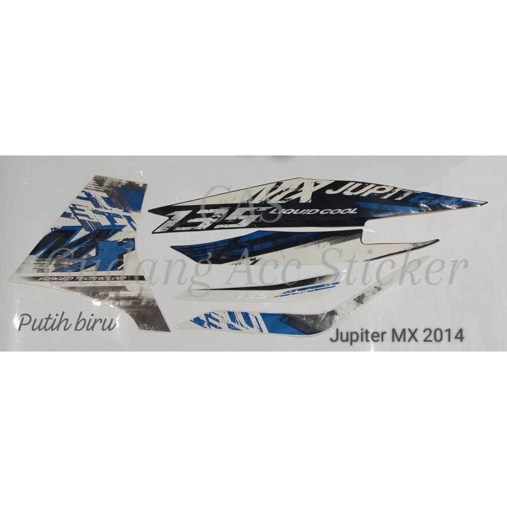 STRIPING LIS STICKER STANDART BODY MOTOR JUPITER MX 135 THN 2014