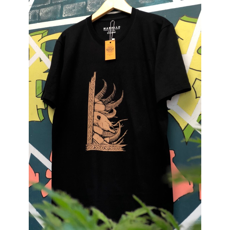 Kaos Toraja Maballo - Tanduk Tedong