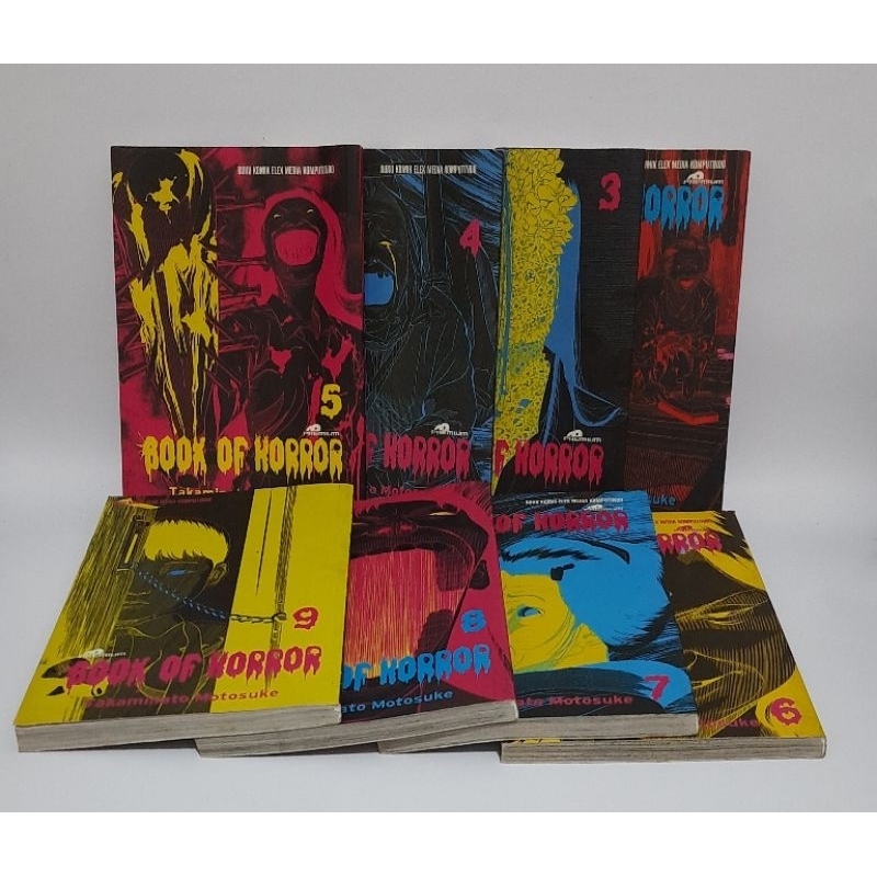 Komik Book of Horror Premium 2-9 set preloved