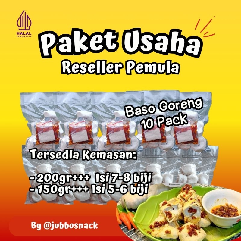 

paket usaha reseller pemula 10 pack free chili oil