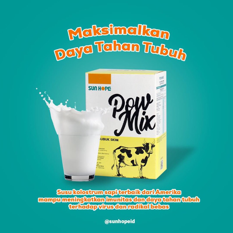 

PowMix sunhope pow mix sun hope Susu Kolostrum