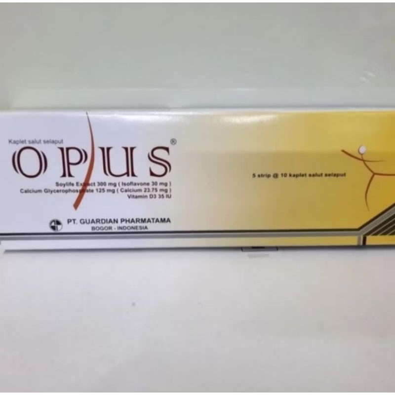 OPUS BOX ISI 50 TABLET MEMELIHARA KESEHATAN TULANG DAN JANTUNG