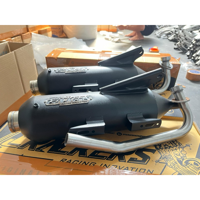 knalpot ujung shijiro std racing type SR-1 original crackers racing Sarteng all matic
