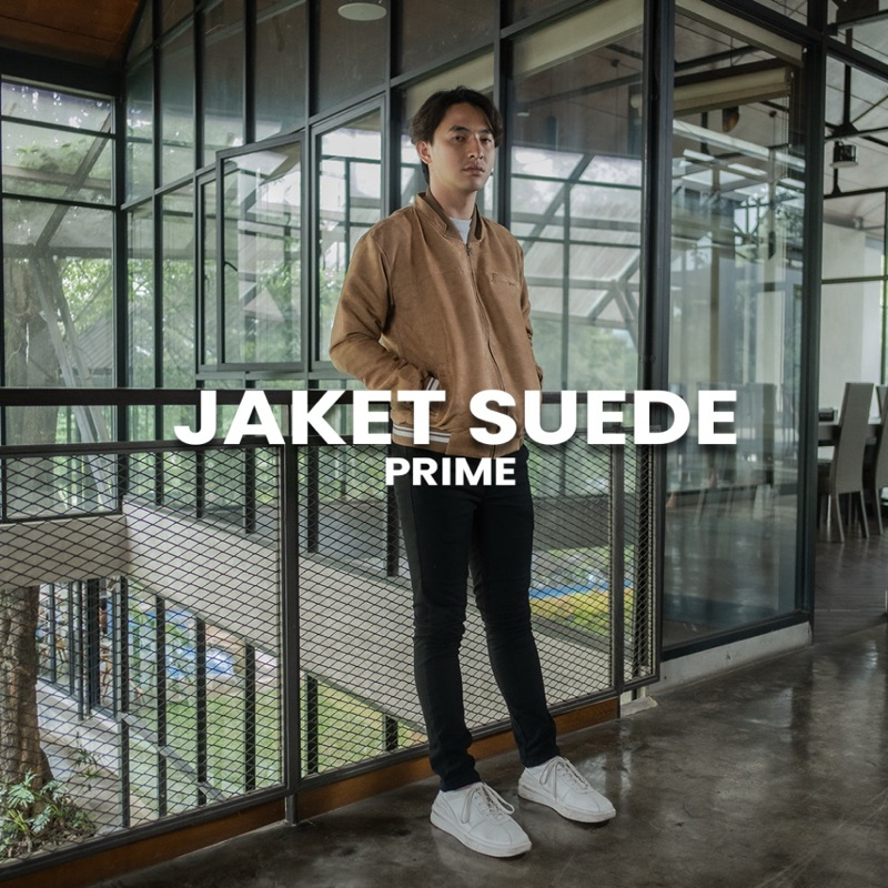 BAPIN Jaket Pria Suede Premium