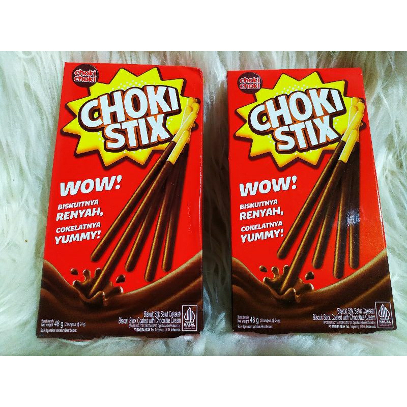 

CHOKI STIX BISKUIT STIK SALUT COKLAT 48 gram