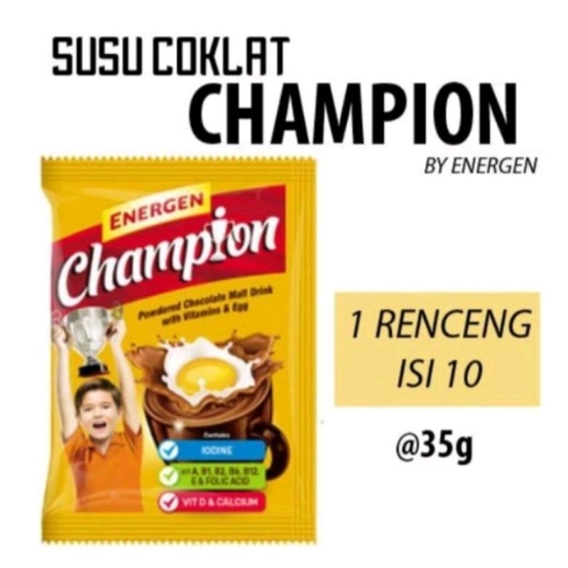 

Energen Champion susu coklat @30gr Exp Terbaru