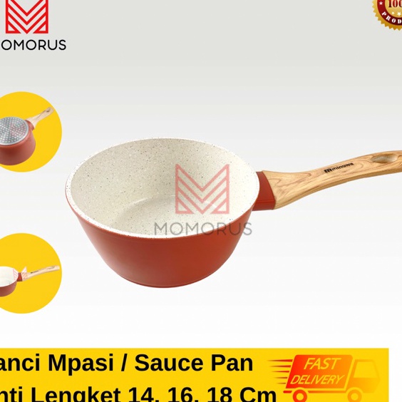 Termurah Minowa Panci Mpasi Panci Susu Bayi Anti Lengket Milk Pot Mpasi Wajan Panci Mpasi Cookware S