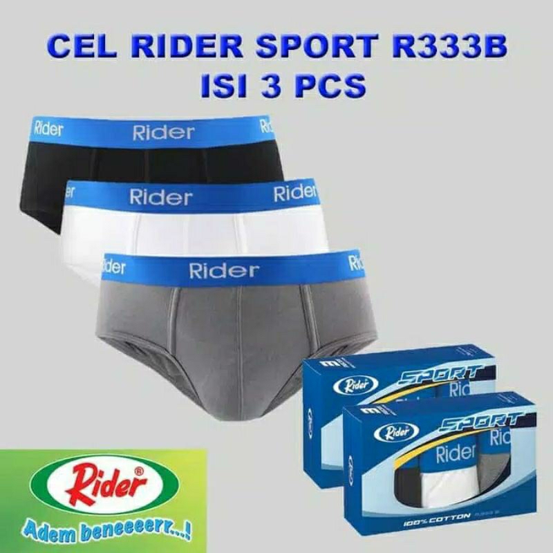 1box...Cd Rider R333B Celana Dalam Rider R333B