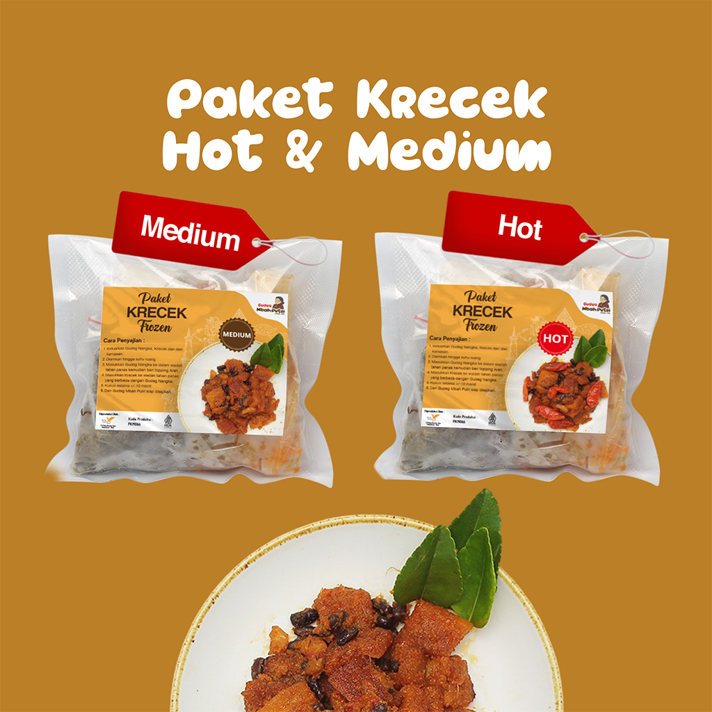 

Paket Krecek Hot/Medium Frozen Food 100gr