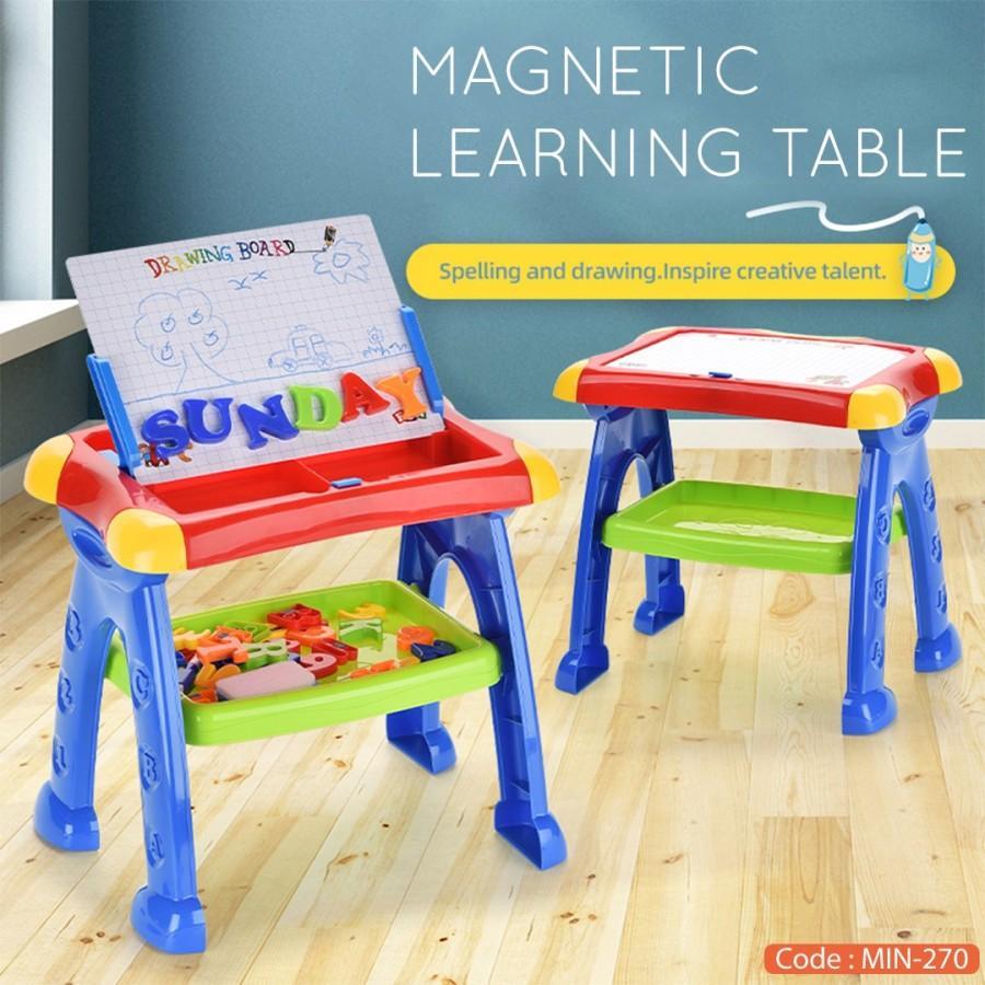 

MAGNETIC LEARNING TABLE papan tulis alfabet magnet belajar mengh
