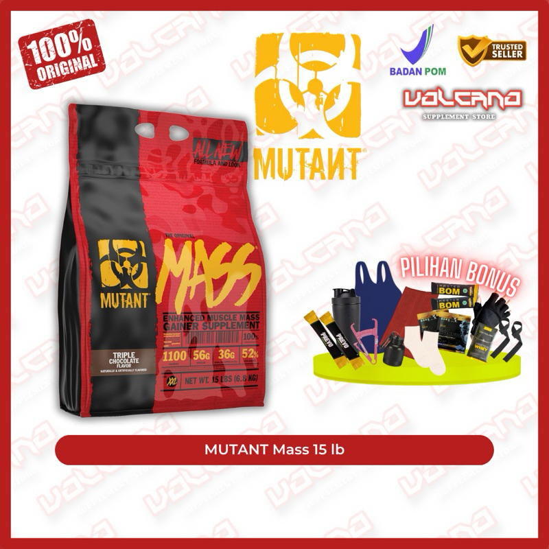 Mutant Mass 15 lb lbs muscle gainer weight gain bulking