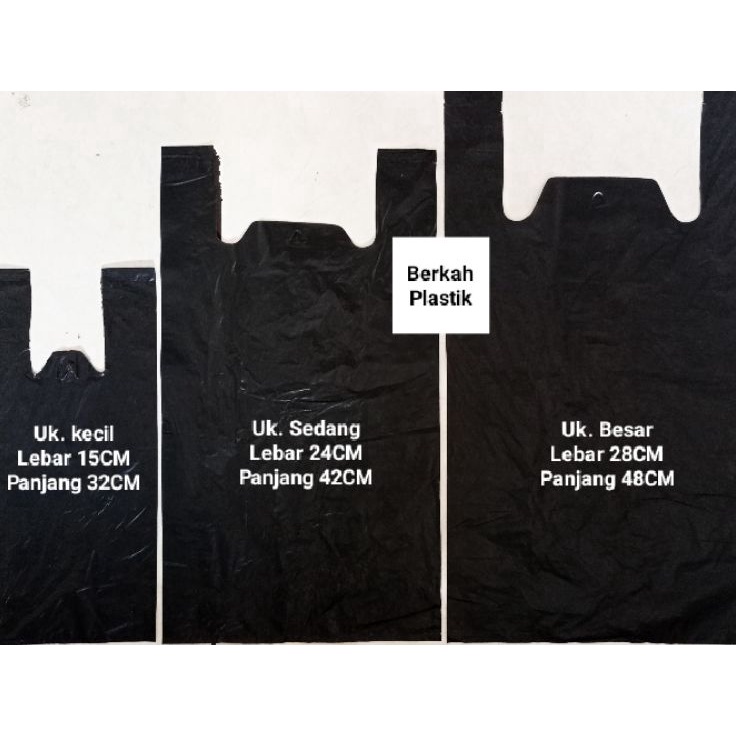 Check Here Kresek hitam kiloan plastik kresek los hitam 1kg Besar Sedang Kecil