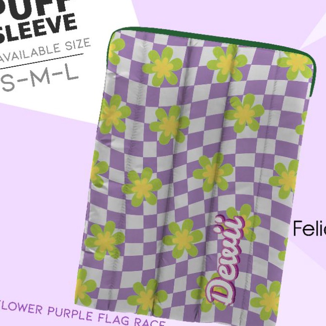 KF7 PUFFY LAPTOP SLEEVE  PUFFY LAPTOP  PUFFY BAG  POUCH LAPTOP