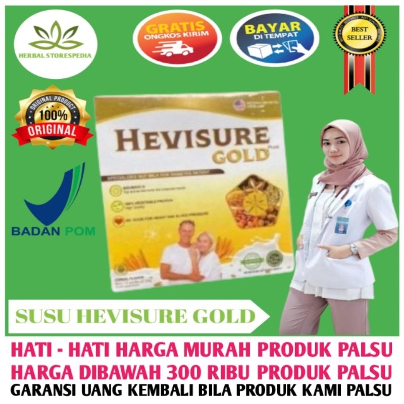 

HEVISURE GOLD MILK SUSU OBAT DIABETES DAN KENCING MANIS PANKREAS INSULIN ORIGINAL BPOM