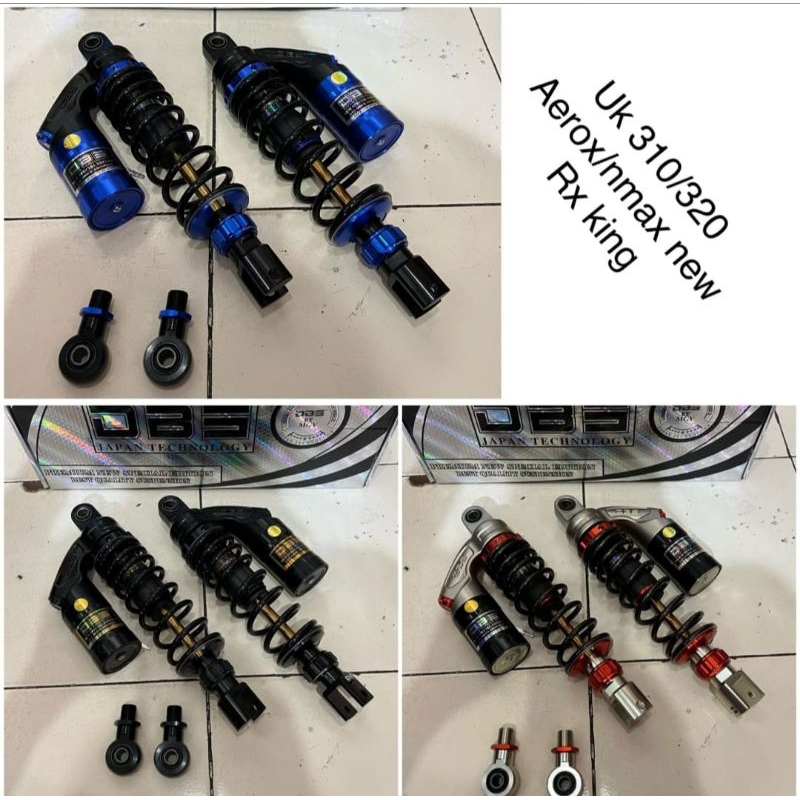 SHOCK BREAKER DBS 728 BELAKANG TABUNG ATAS AEROX/NEW NMAX/BEBEK RX KING UK 310MM