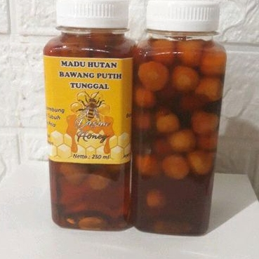 

madu hutan bawang tunggal 350 gram/madu bawang free kardus packing dan barberwarp baru
