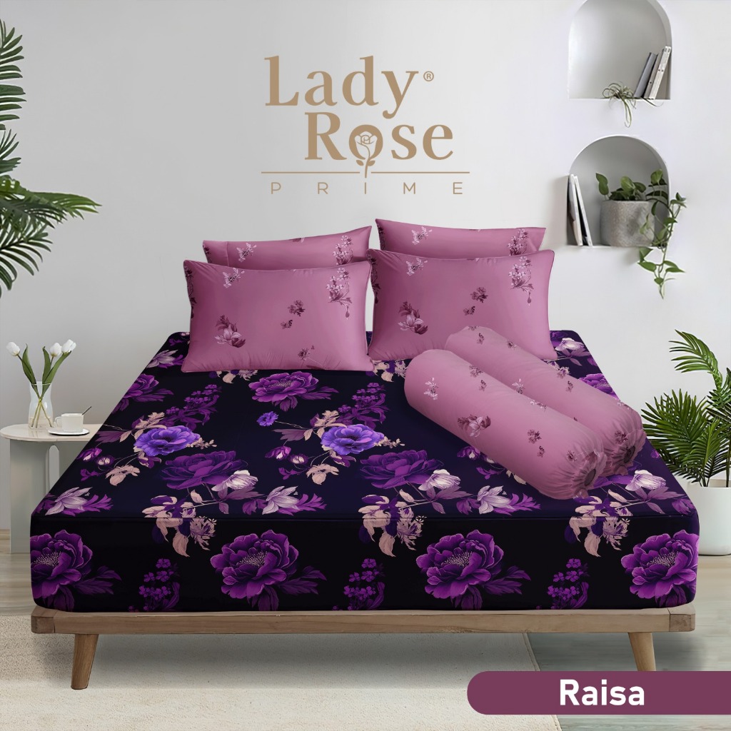 RF Sprei Lady Rose Prime 180x200x30 180x200 Tinggi 30 cm