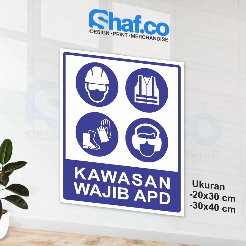 

STICKER KAWASAN WAJIB APD