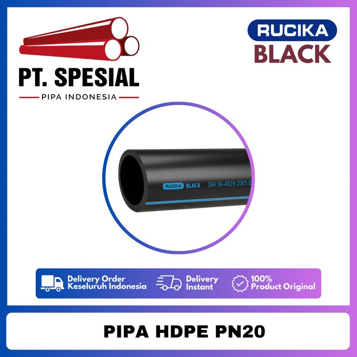 Pipa HDPE PN20 Rucika Roll 6 Meter/ DN125 - 5 Pipa HDPE Rucika - 03