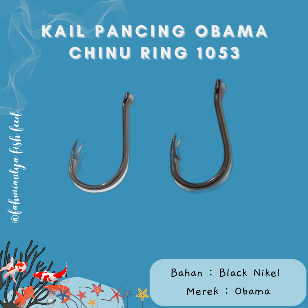 Kail Pancing Kotak OBAMA CHINU RING 1053