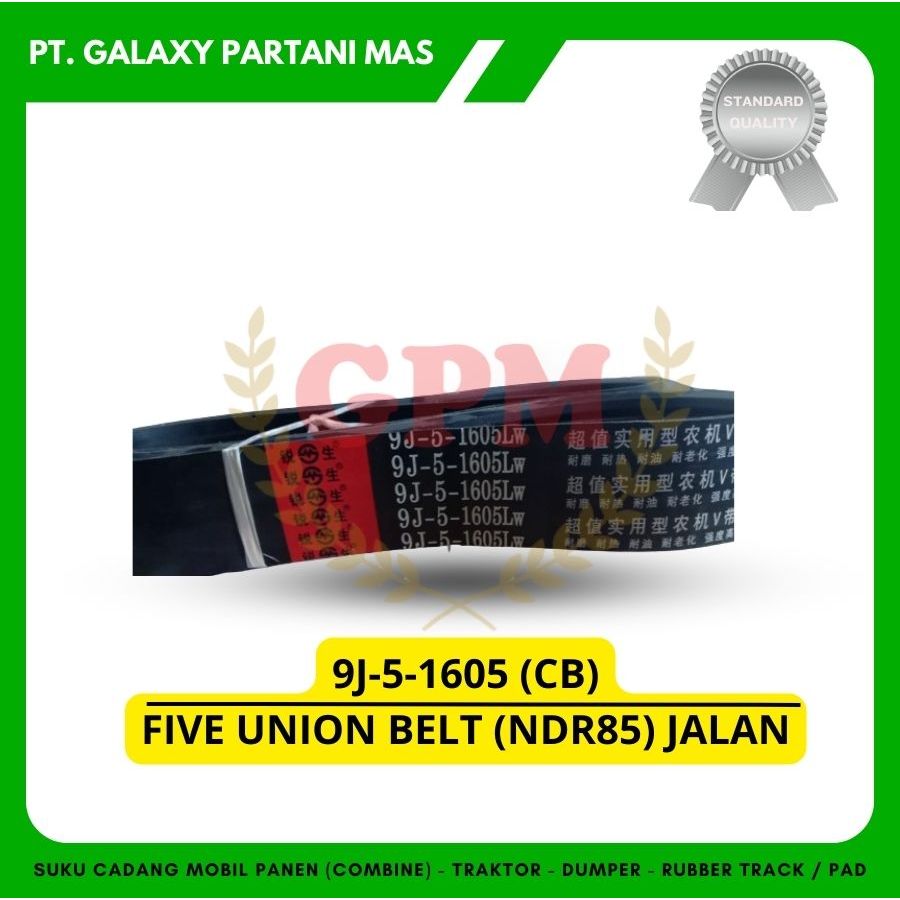 FIVE UNION BELT (NDR85) JALAN / 9J-5-1605