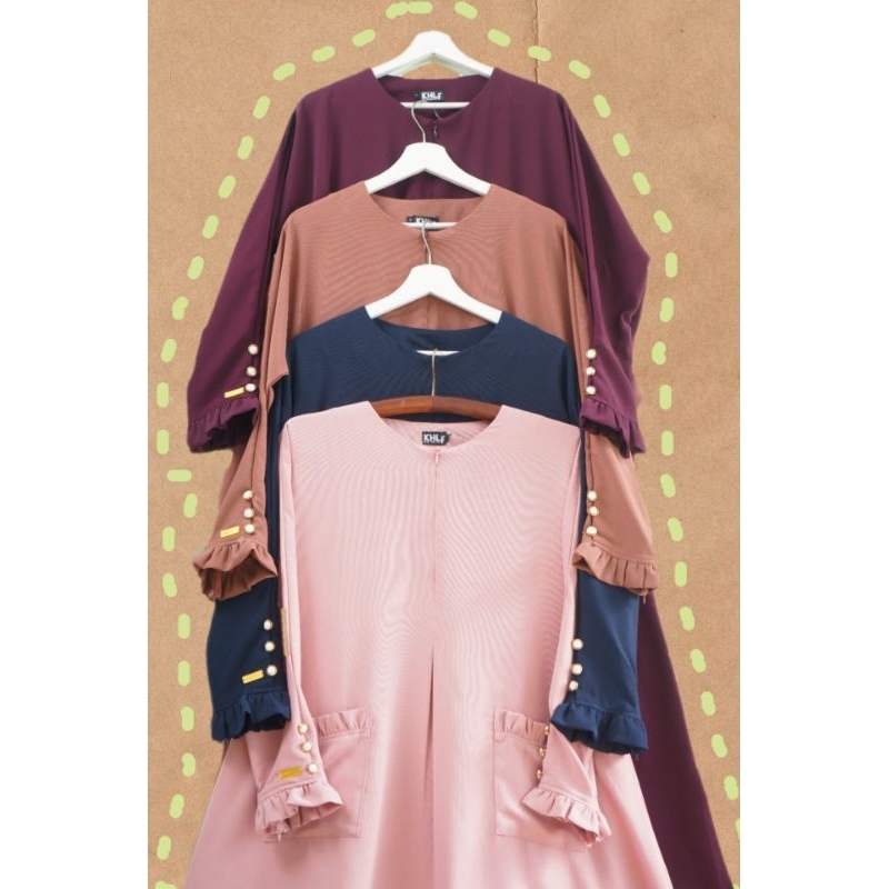 Gamis Premium Abaya Jumbo Dress Kekinian Terbaru