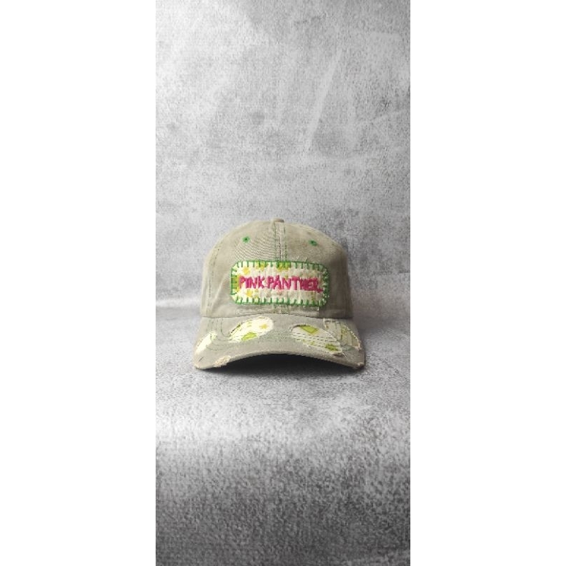 Topi Pink Panther ripped cap