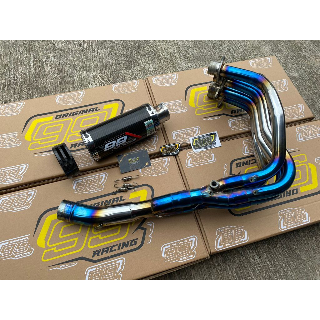 Knalpot racing kawasaki zx25,kawasaki zx25rr full system