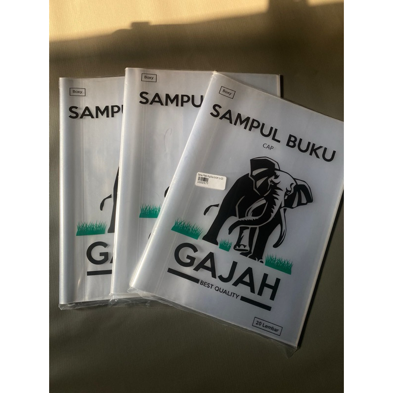 

PER PAK ISI 20 Sampul Plastik Big Boss GAJAH isi 20 Lembar / Plastik Sampul Buku Ukuran Big Boss