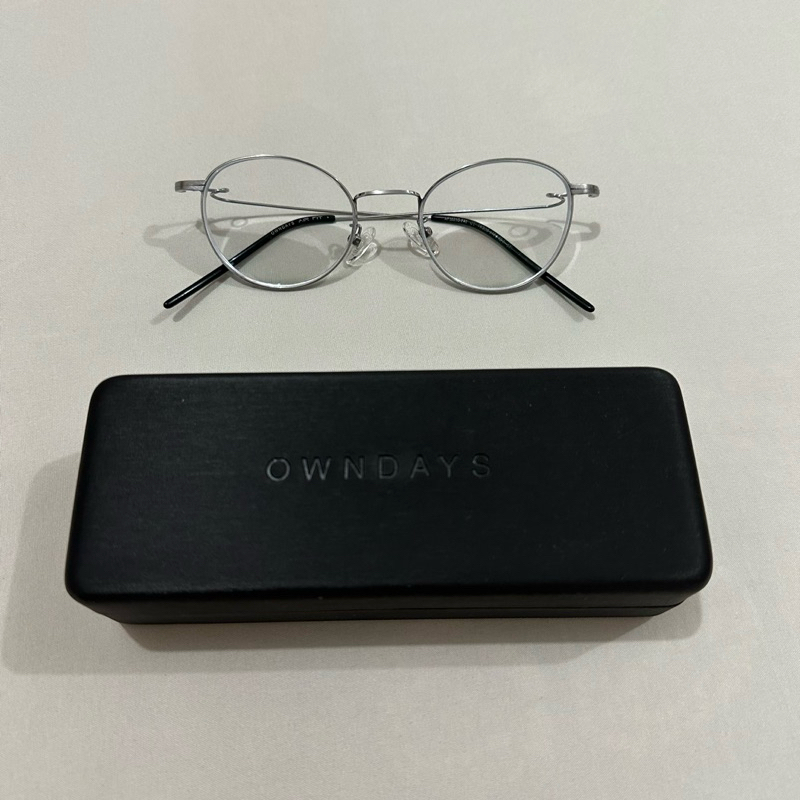 -6.50 Owndays Frame Kacamata Lensa Minus Glasses Silver