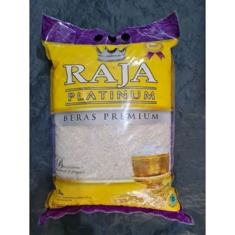 

Beras premium Raja platinum 5kg