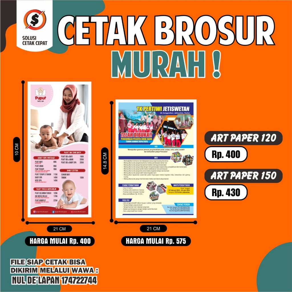 

CETAK BROSUR TERMURAH | PRINT BROSUR AP 120 AP 150