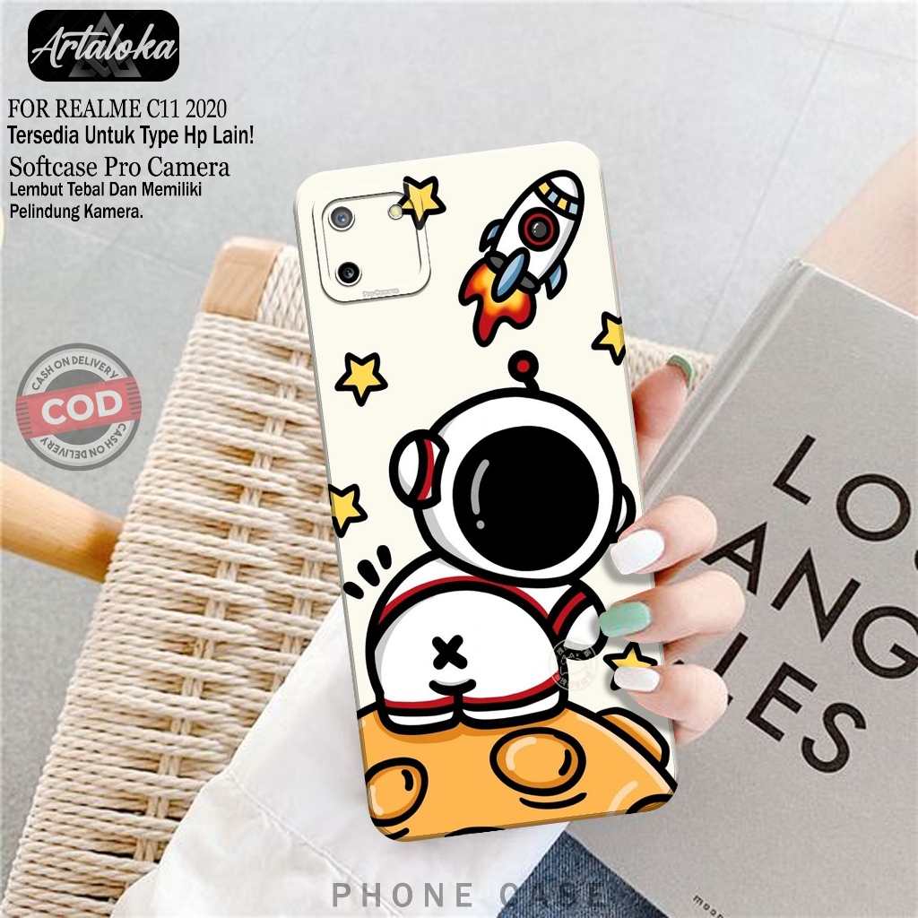 Softcase Hp Realme C11 2020 Fashion Case Astronod Case Realme C11 2020 Silikon TPU Pro Camera Casing
