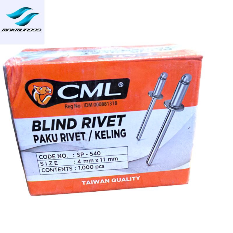 camel paku rivet 540 per 1 dus