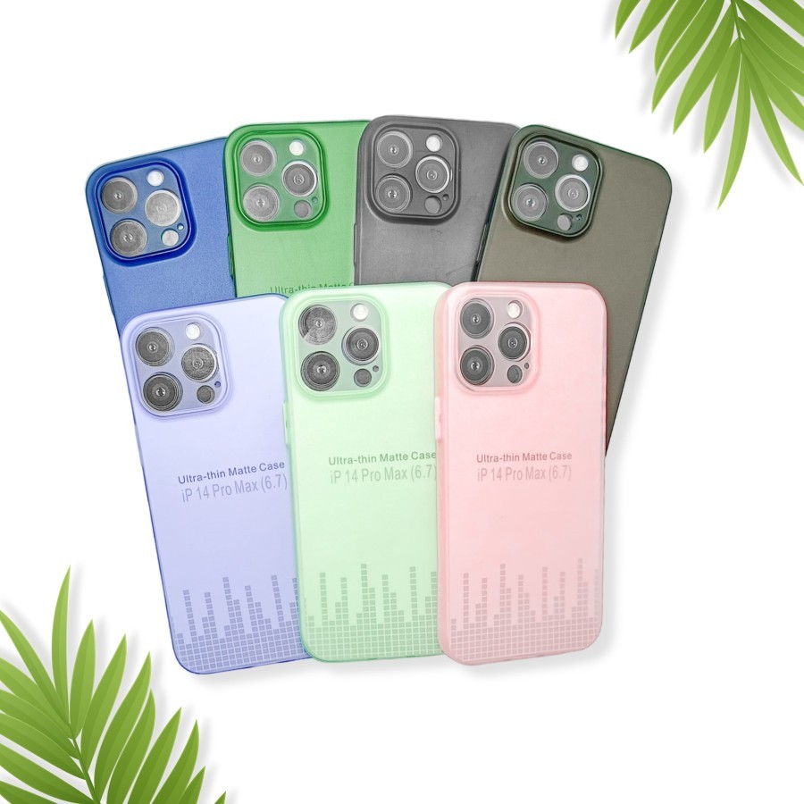 Softcase Ultra Thin Untuk Iphone 14 Pro Max Slim Case Transparan Dove Casing Super Tipis 0.3MM Silic