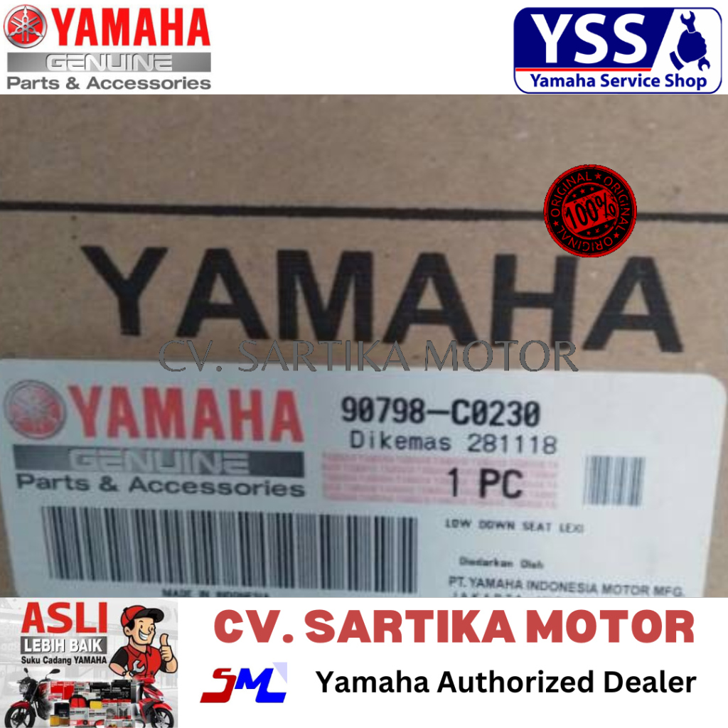 SADEL JOK BELAKANG LOWDOWN LEXI 125 BAWAH / LOW DOWN SEAT LEXI / 90798-C0230