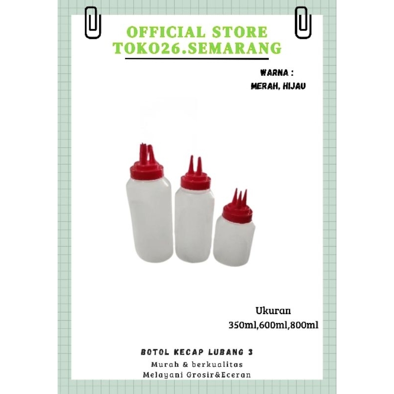 botol kecap lubang 3 takuma